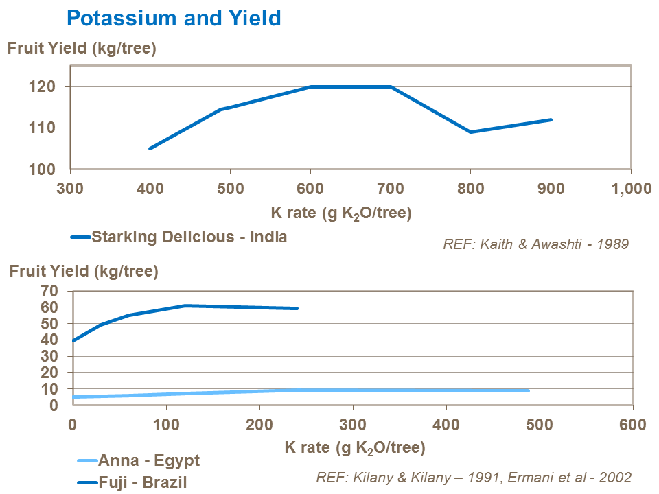 Potassium and Yield Apple